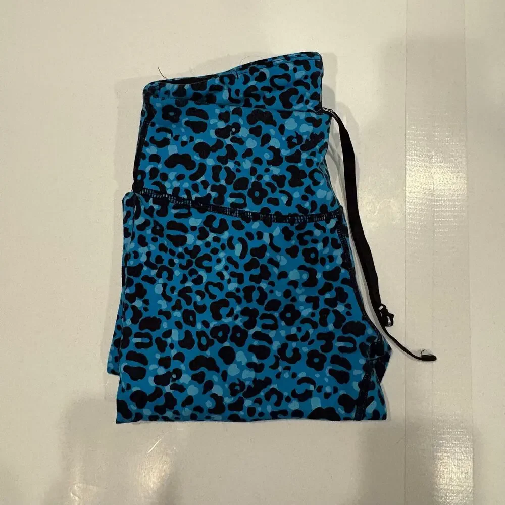 Nike Blue Cheeta Leggings